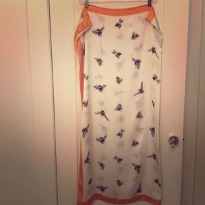 Victoria Beckham bee print large scarf